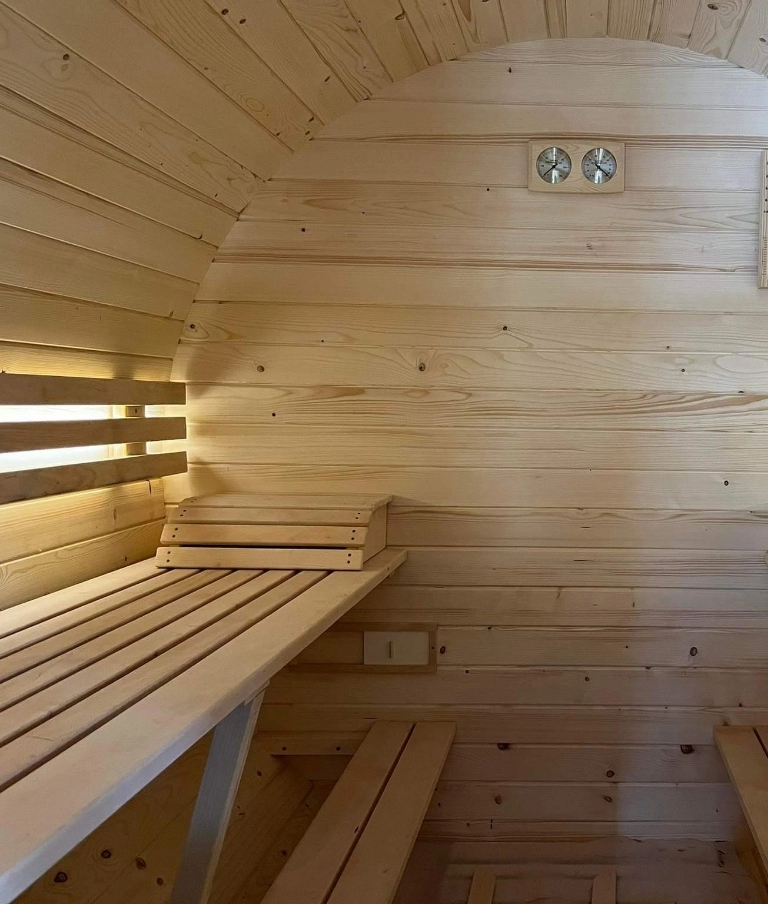 Sauna z drewna