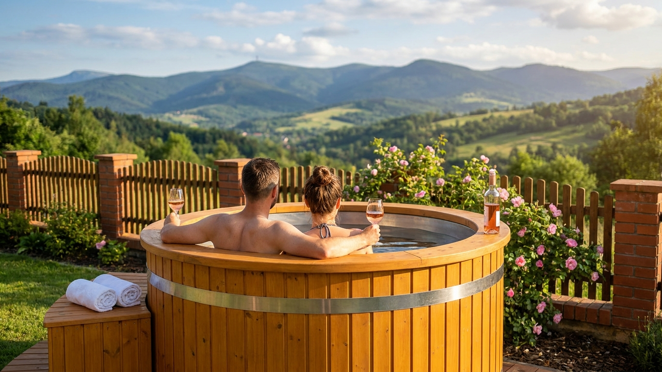 jak korzystać z balii ogrodowej we dwójkę